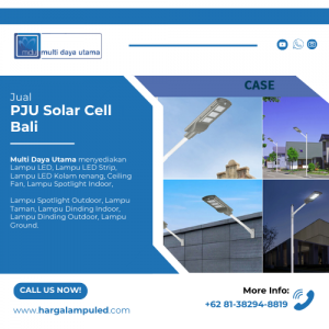 jual pju solar cell bali