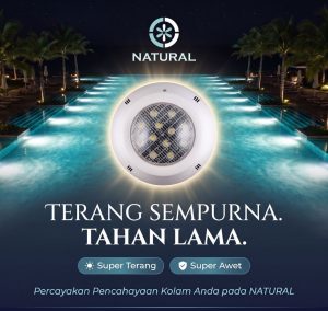lampu kolam renang mewah Natural